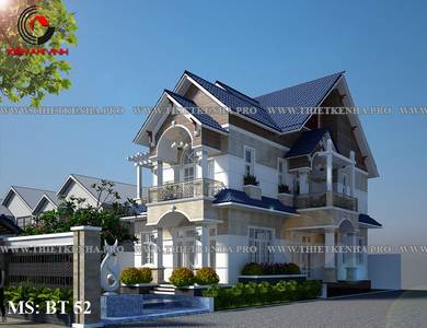 Mẫu thiết kế biệt thự 2 tầng tại Tỉnh Kiên Giang