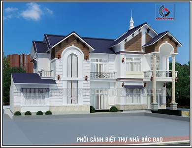 Thiết kế biệt thự 2 tầng theo phong cách mới