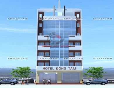 Thiết kế khách sạn Đồng Tâm đẹp tại Kiên Giang