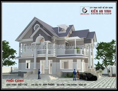 Thiết kế biệt thự phố đẹp tại Đồng Nai