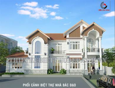 Mẫu thiết kế biệt thự 3 tầng hiện đại tại Nhà Bè