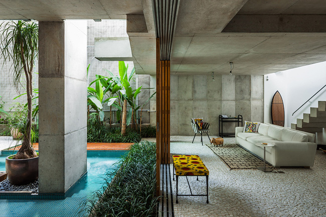 Mẫu thiết kế biệt thự vườn 2019 hiện đại tại Brazil