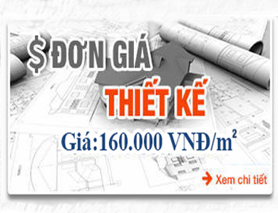 Bảng giá thiết kế nhà phố hiện đại