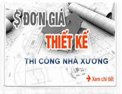 Đơn giá thiết kế thi công nhà xưởng